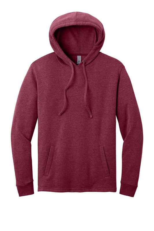 Front View of HtCardinal Next Level Apparel Adult Malibu Pullover Hoodie. NL9300