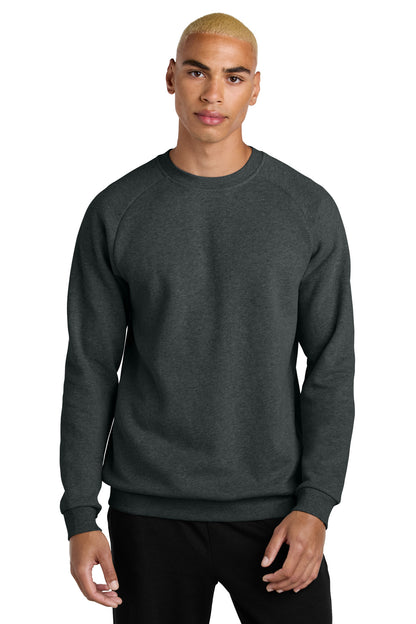 Front View of HtdChar District Cloud Fleece Crew DT7804