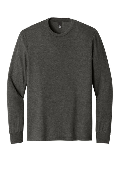 Front View of HtdChar District Perfect Tri Long Sleeve Tee . DM132