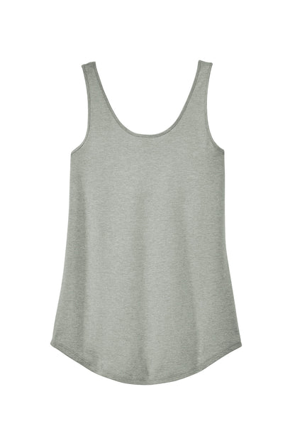 Front View of HtdGrey District Women's Perfect Tri Relaxed Tank DT151