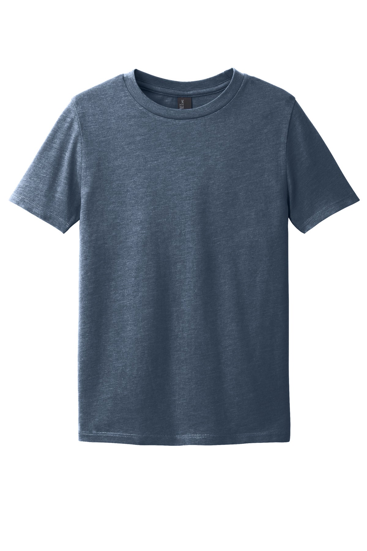 Front View of HtdNavy District Youth Perfect Blend CVC Tee DT108Y