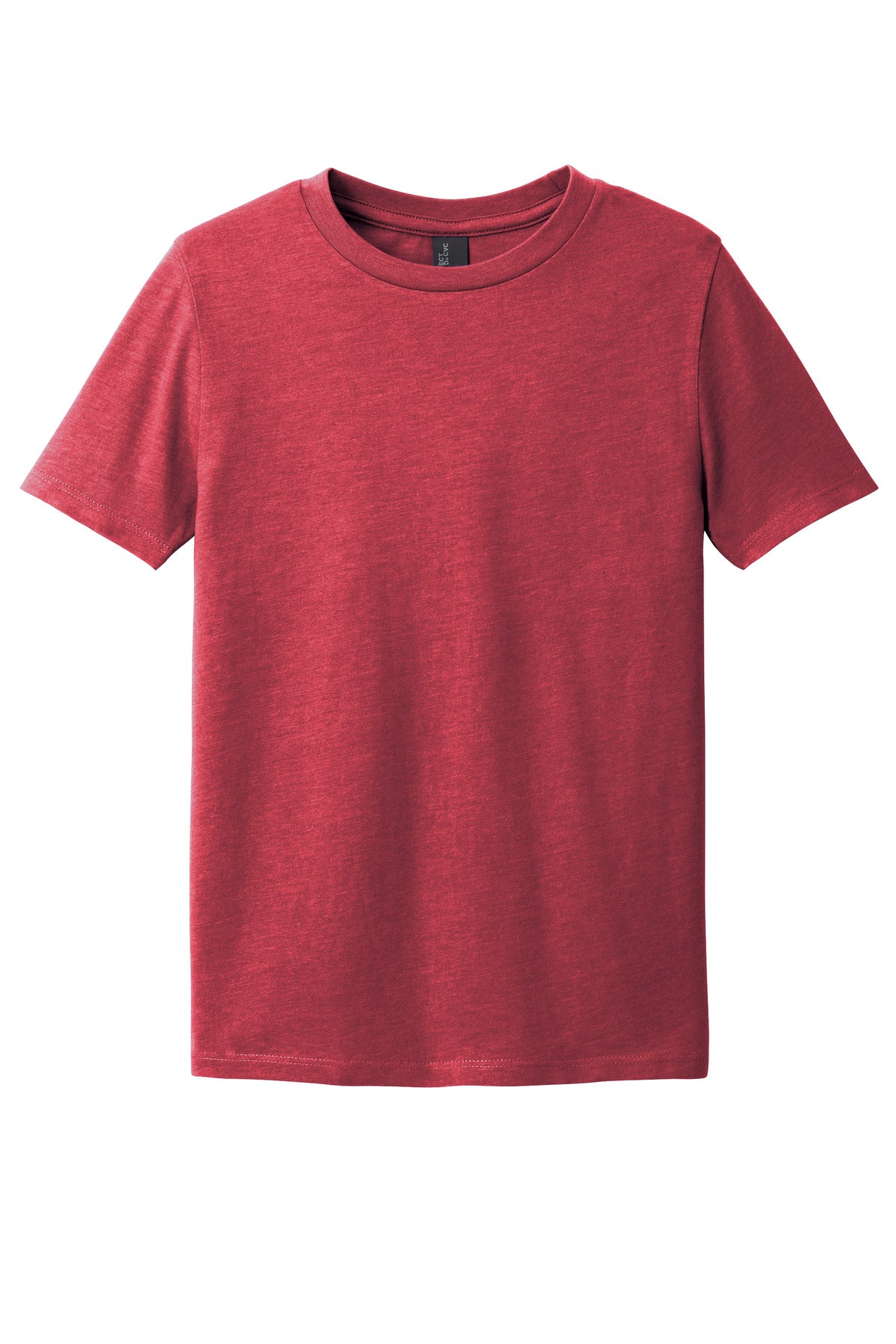 Front View of HtdRed District Youth Perfect Blend CVC Tee DT108Y