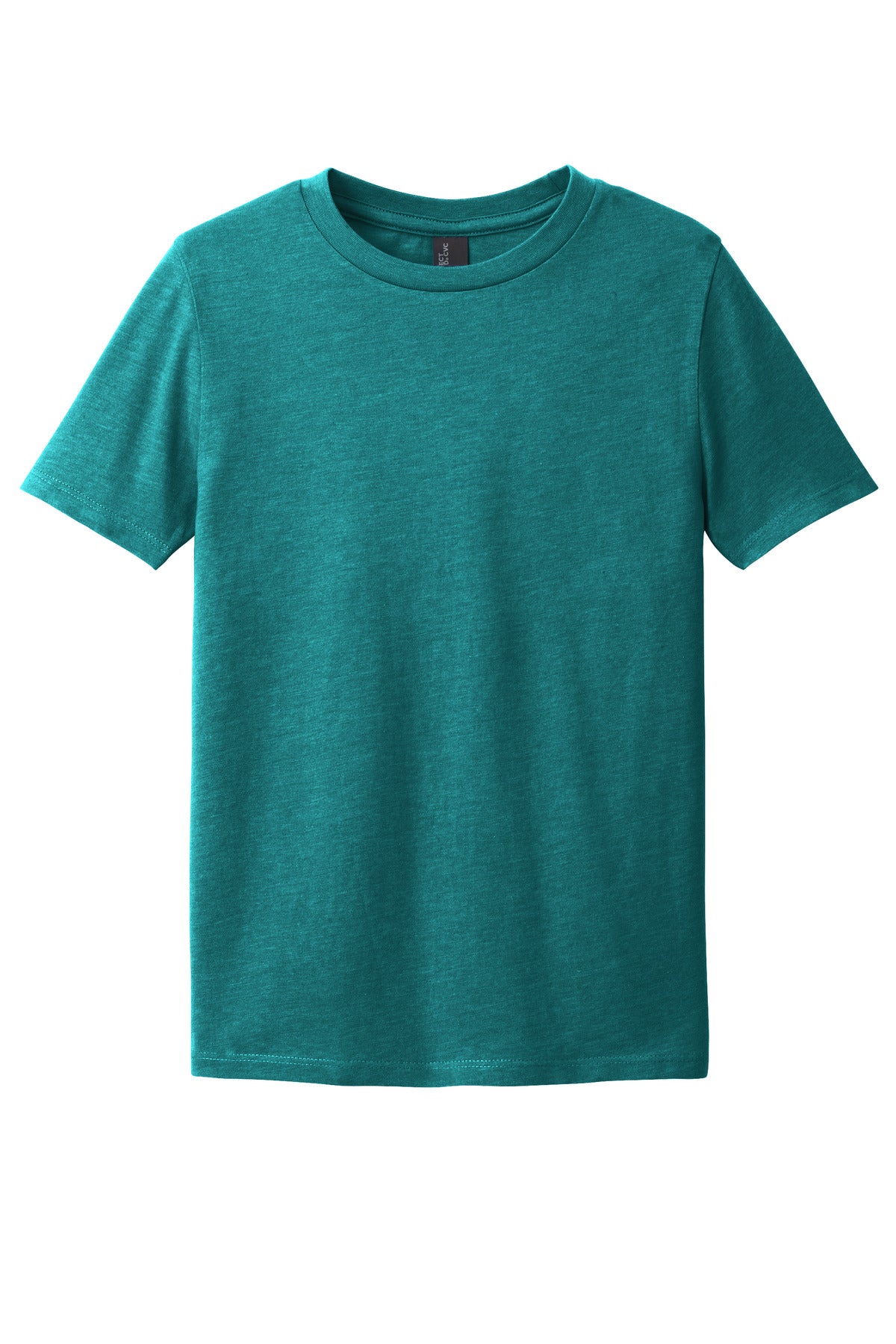 Front View of HtdTeal District Youth Perfect Blend CVC Tee DT108Y
