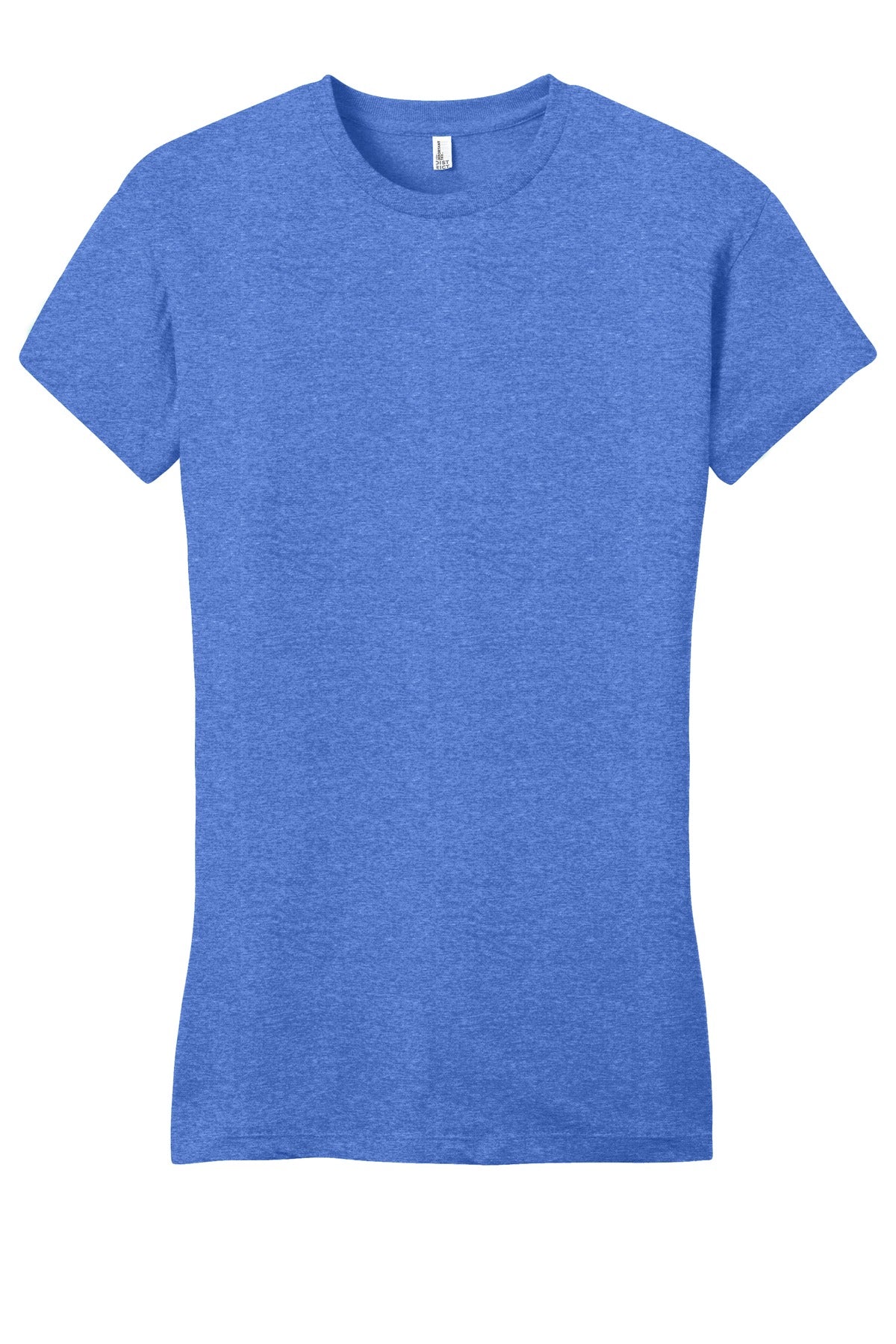 Front View of Hthrd Royal District Women's Fitted Very Important Tee . DT6001