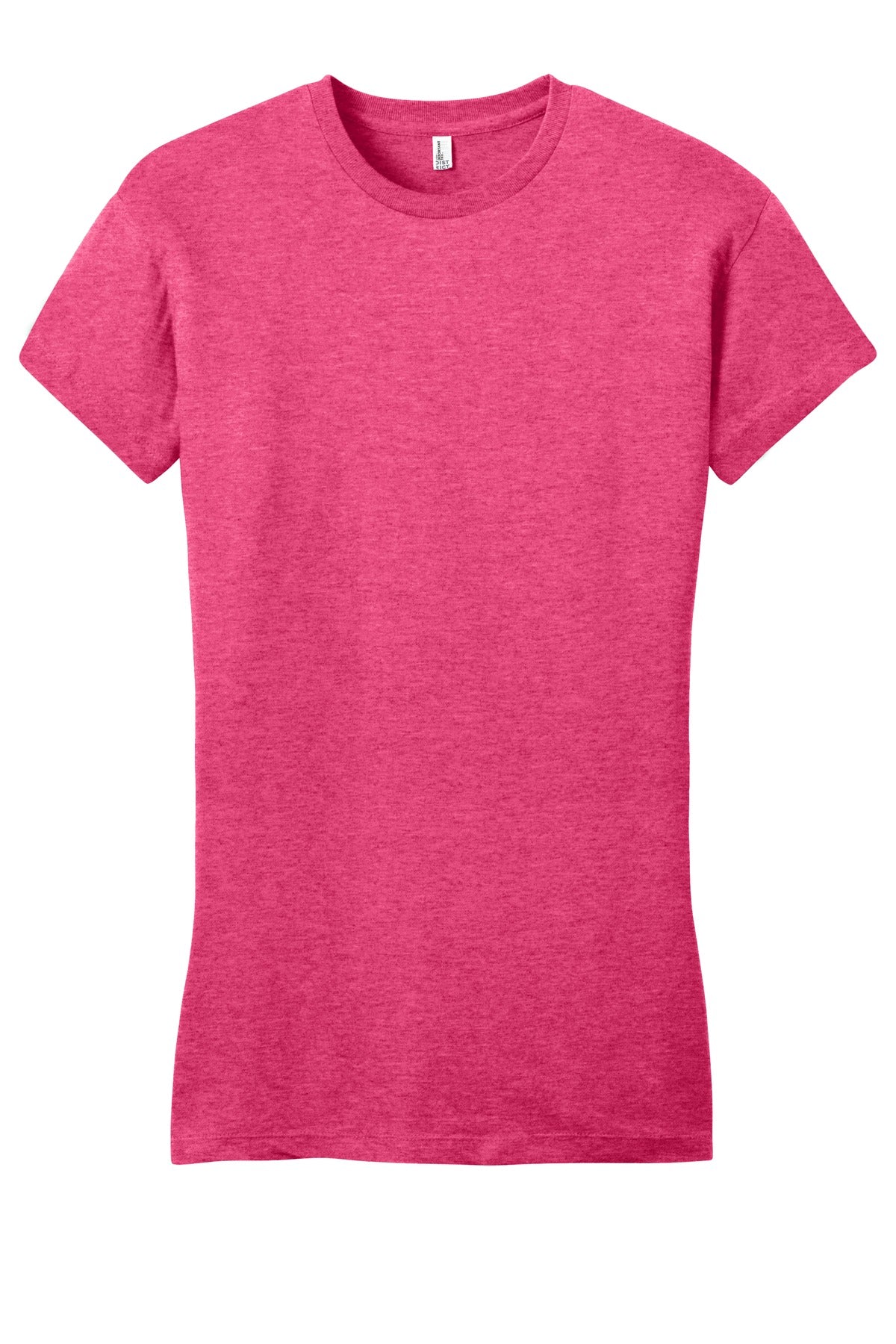 Front View of Hthrd Watermln District Women's Fitted Very Important Tee . DT6001