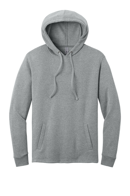Front View of HthrGray Next Level Apparel Adult Malibu Pullover Hoodie. NL9300