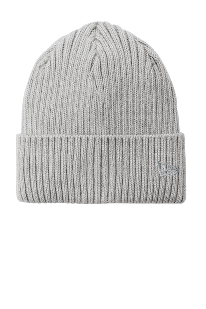 Front View of HthrGrey New Era Core Classic Cuff Beanie NE908