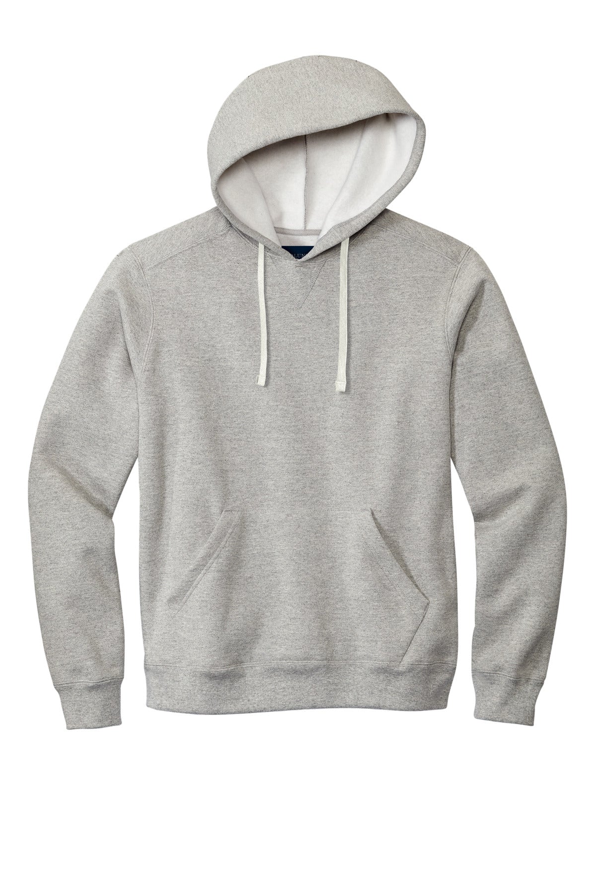 Front View of HthrGrey Volunteer Knitwear Chore Fleece Pullover Hoodie VL130H