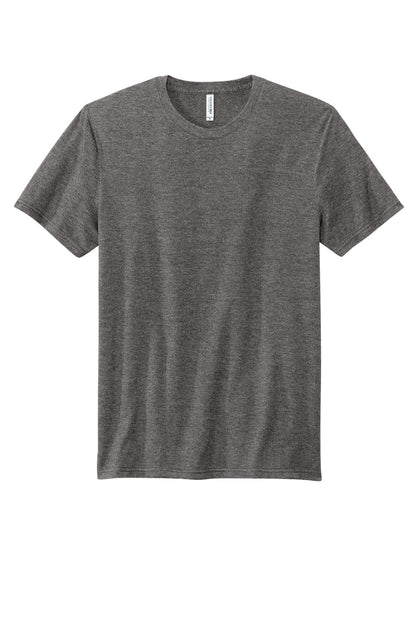 Front View of HthrGryStl Volunteer Knitwear Tri Tee VL40