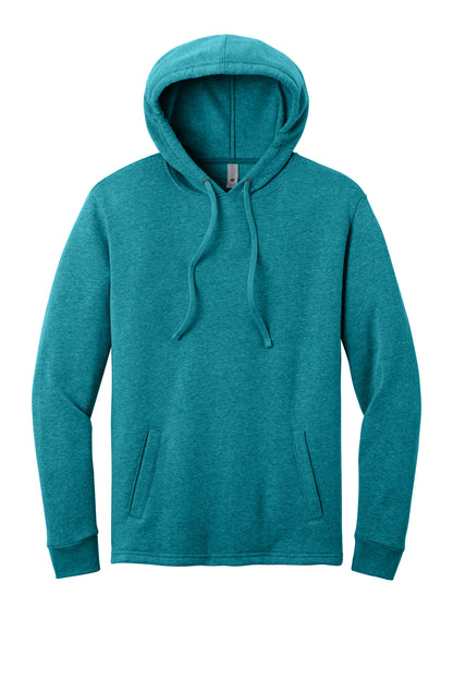 Front View of HthrTeal Next Level Apparel Adult Malibu Pullover Hoodie. NL9300