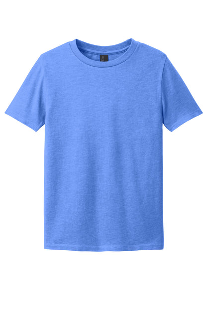 Front View of HtrdRoyal District Youth Perfect Blend CVC Tee DT108Y