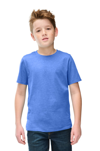 Front View of HtrdRoyal District Youth Perfect Blend CVC Tee DT108Y