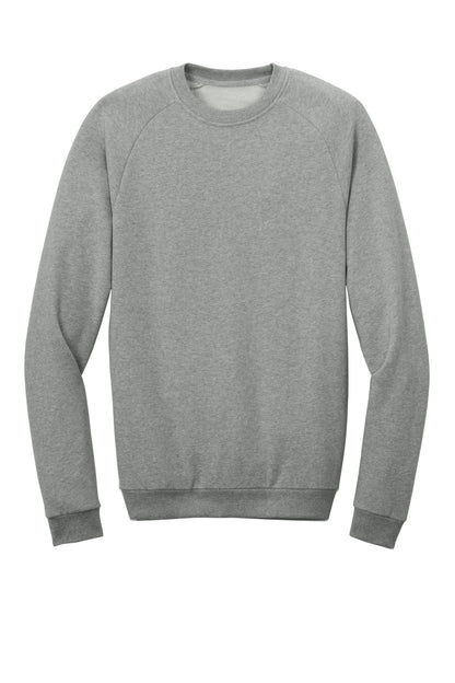 Front View of HtrdSteel District Cloud Fleece Crew DT7804