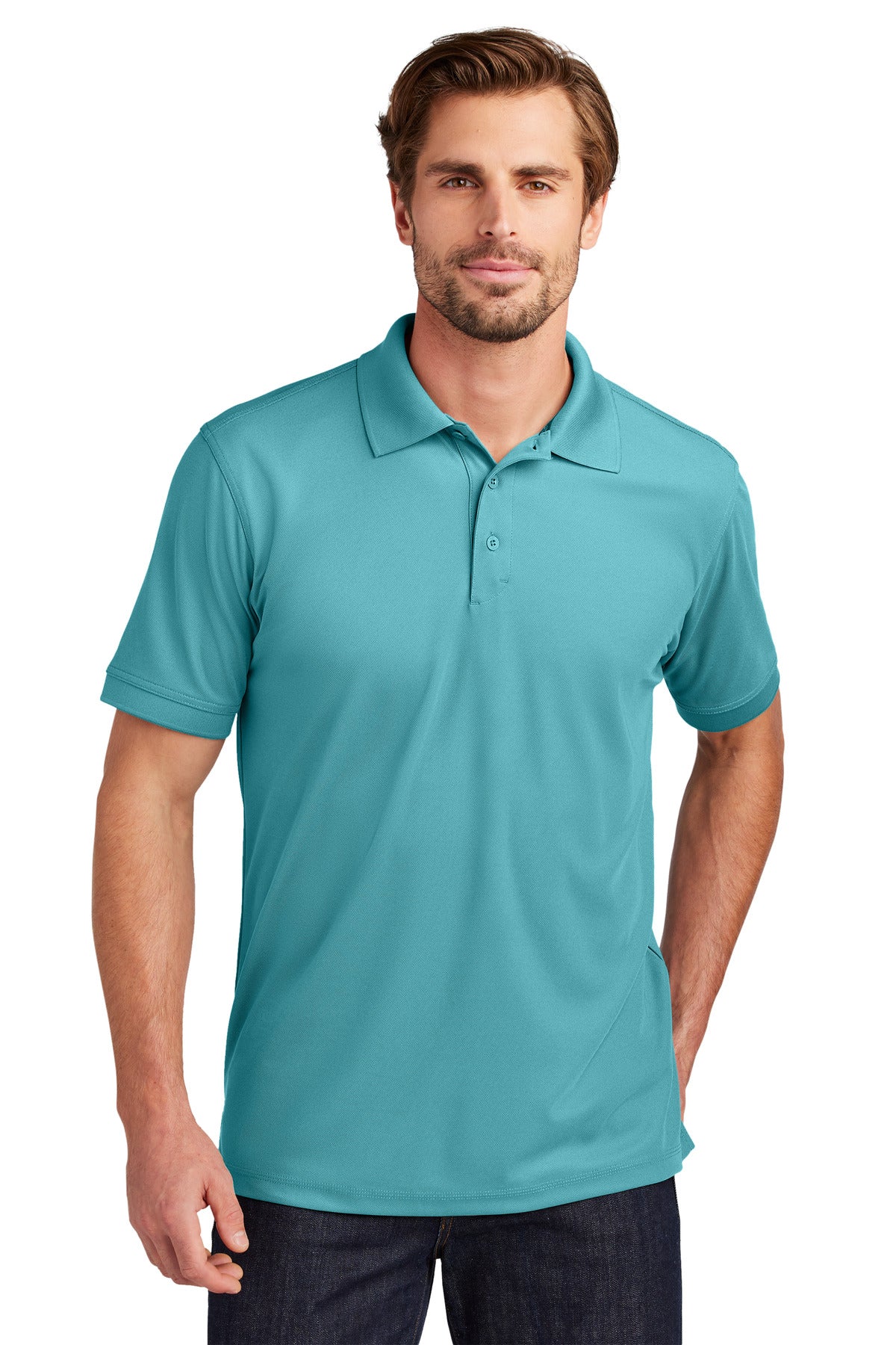 Front View of HydroBlue OGIO - Caliber2.0 Polo OG101