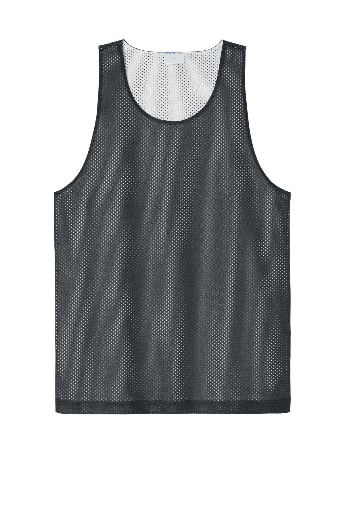Front View of IrGy/White Sport-Tek PosiCharge Reversible Mesh Tank ST5000