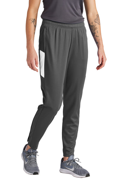Front View of IrGy/White Sport-Tek Women's Travel Pant LPST800