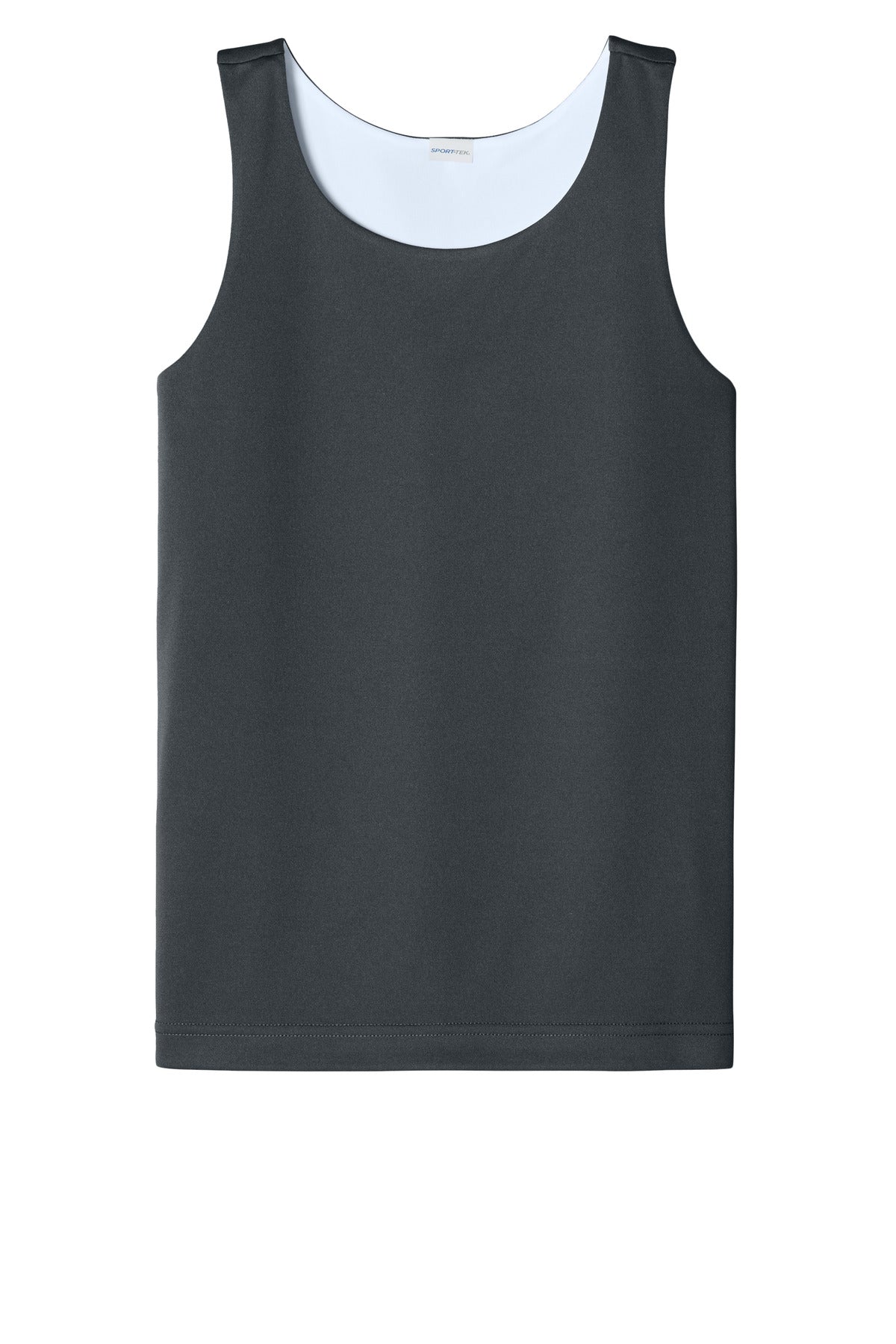 Front View of IrGy/White Sport-Tek Youth PosiCharge Competitor Rev Tank YST551