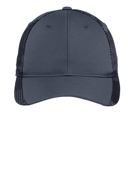 Front View of Iron Grey Sport-Tek CamoHex Cap. STC23