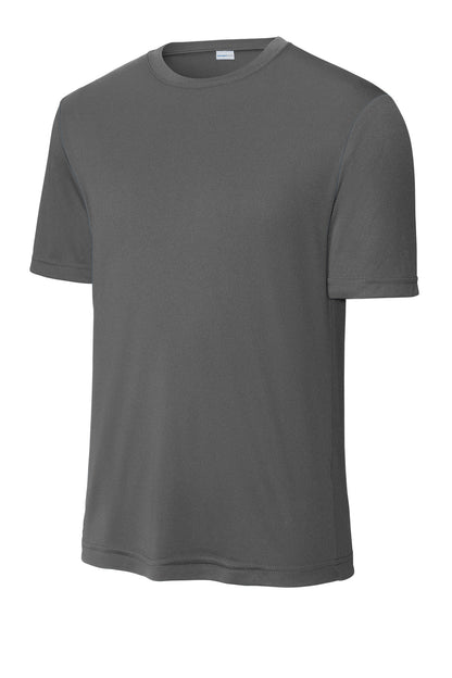 Front View of Iron Grey Sport-Tek Tall PosiCharge Competitor Tee. TST350