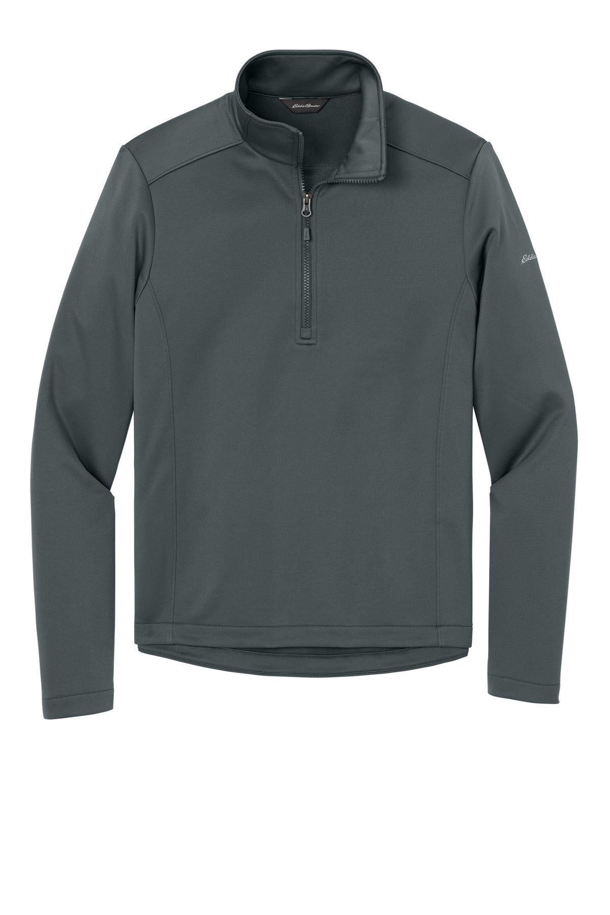 Front View of IronGate Eddie Bauer Smooth Mid Layer Fleece 1/2-Zip EB2360
