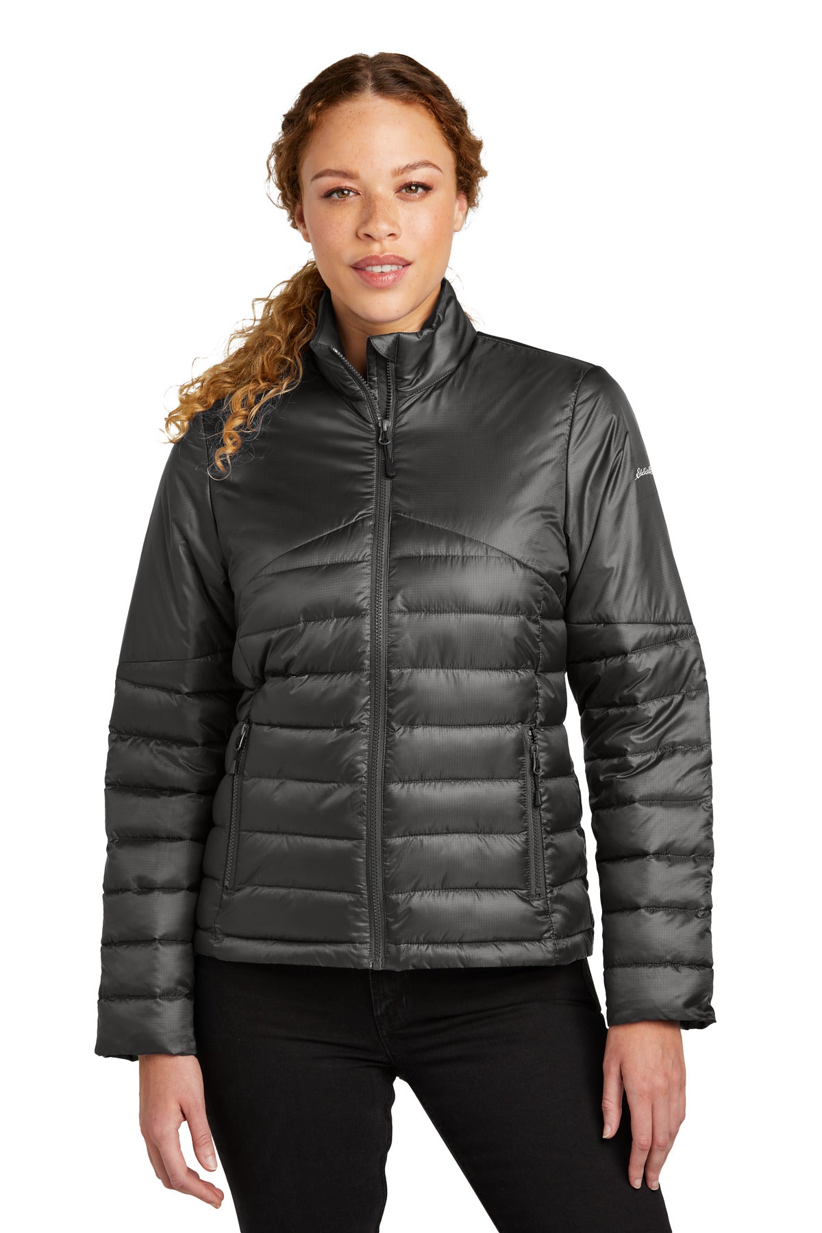 Front View of IronGate Eddie Bauer Women's Quilted Jacket EB511