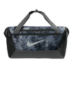Front View of IronGrey LIMITED EDITION Nike Brasilia Camo Duffel NKFZ2610