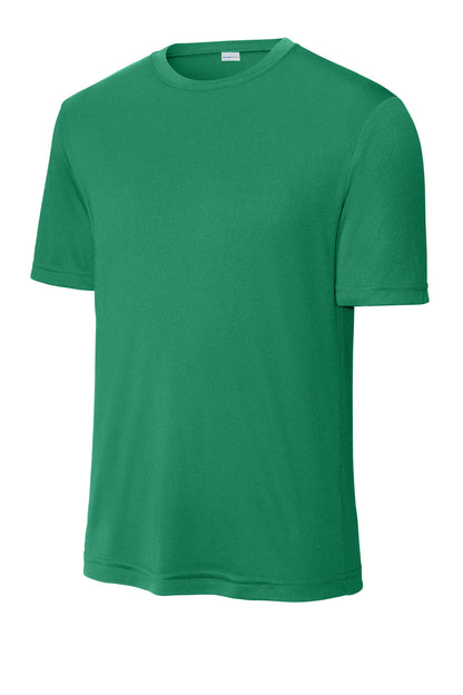 Front View of Kelly Green Sport-Tek Tall PosiCharge Competitor Tee. TST350