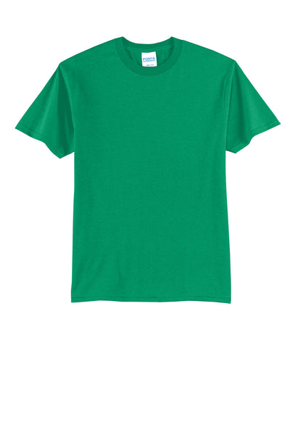Front View of Kelly Port & Company Tall Core Blend Tee. PC55T