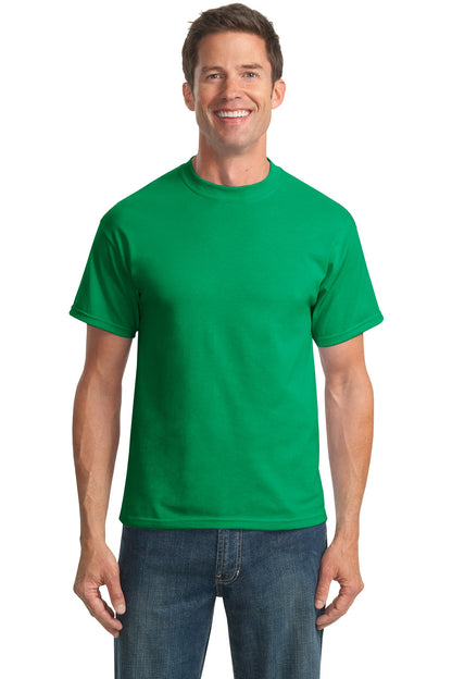 Front View of Kelly Port & Company Tall Core Blend Tee. PC55T