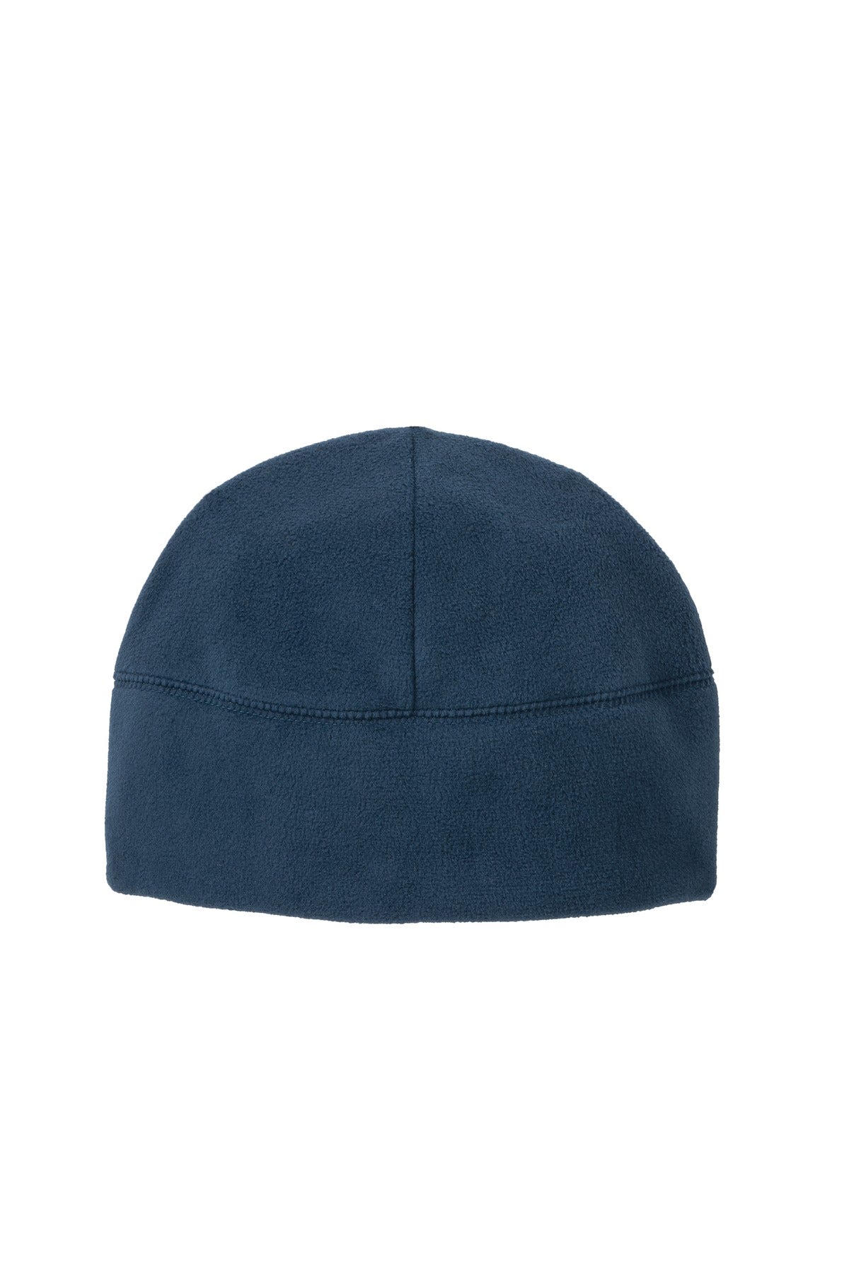 Front View of Lagoon Blue Port Authority Fleece Beanie. C918