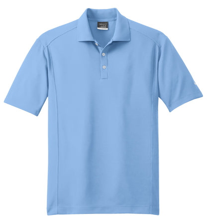 Front View of Light Blue Nike Dri-FIT Classic Polo. 267020