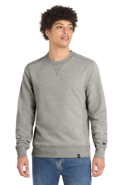 Front View of Light Graph Tw New Era French Terry Crew. NEA501