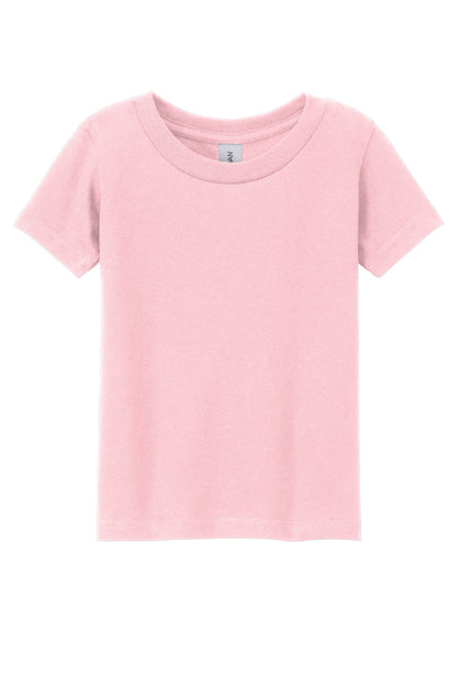 Front View of Light Pink Gildan Heavy Cotton Toddler T-Shirt 5100P