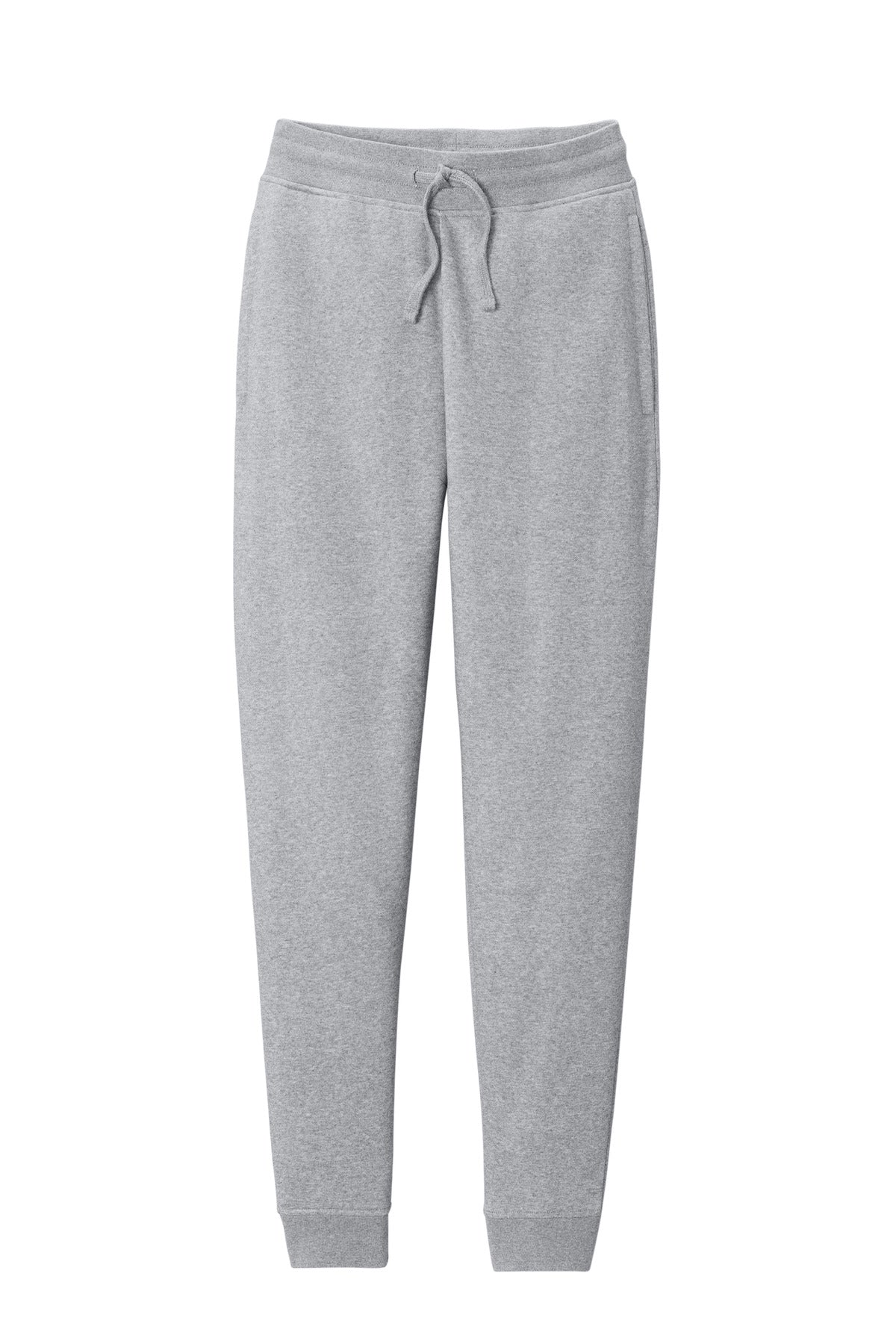 Front View of Lt Hthr Grey District V.I.T. Fleece Jogger DT6107