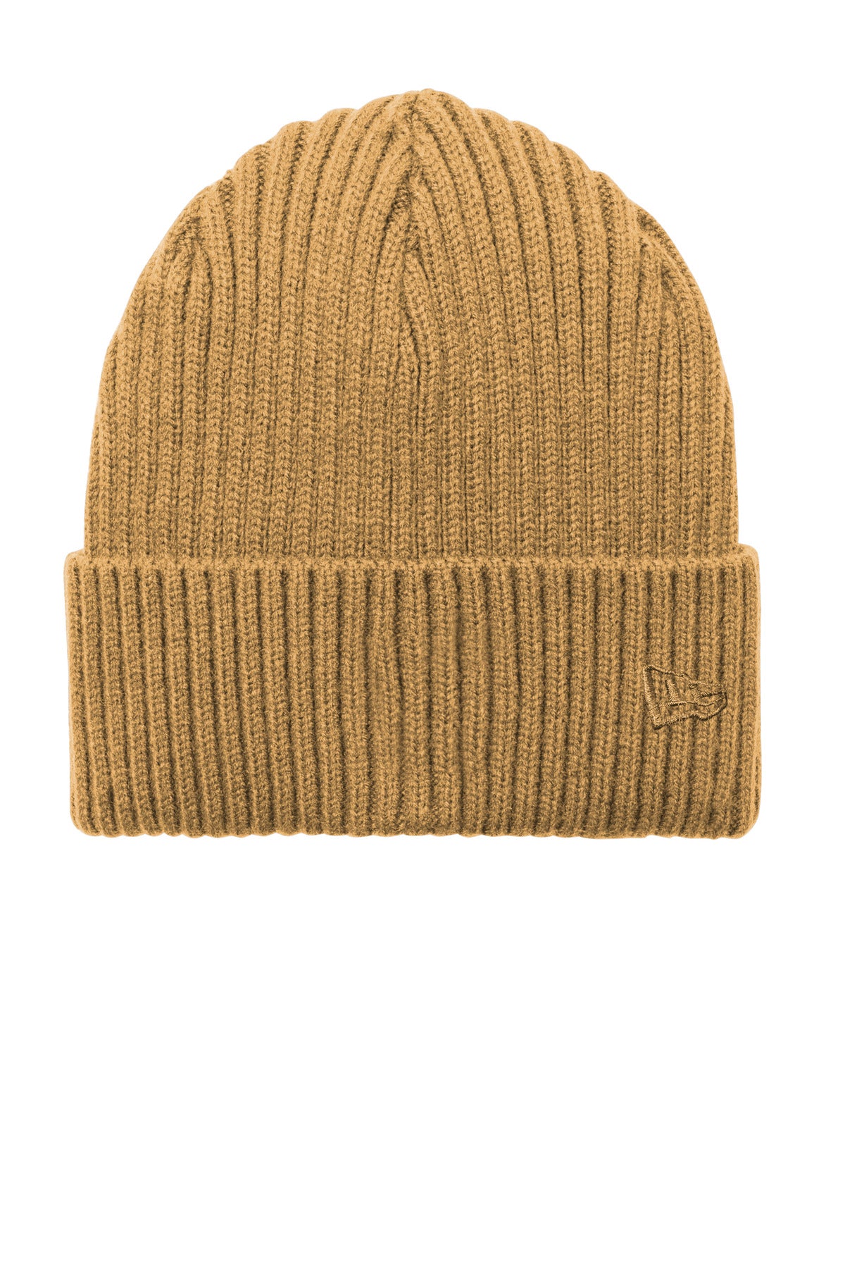 Front View of LtBronze New Era Core Classic Cuff Beanie NE908
