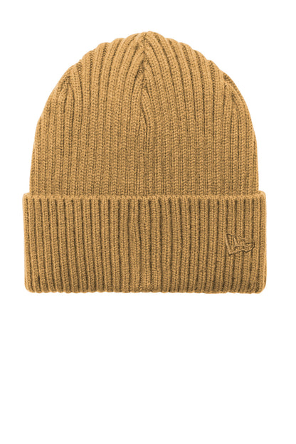 Front View of LtBronze New Era Core Classic Cuff Beanie NE908