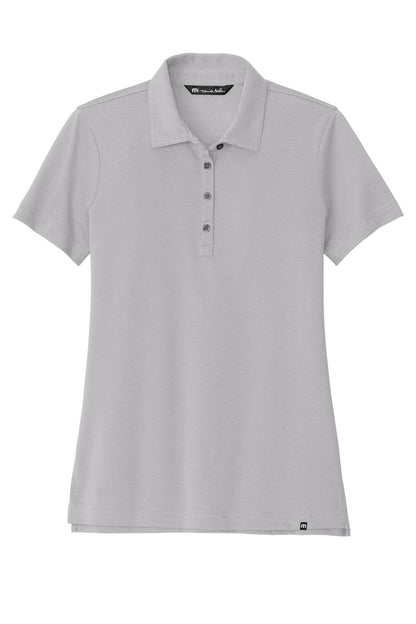 Front View of LtGreyHt TravisMathew Women's Sunnyvale Polo TM1LD005