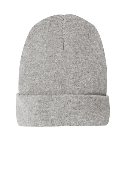 Front View of LtHtGry District Re-Beanie DT815