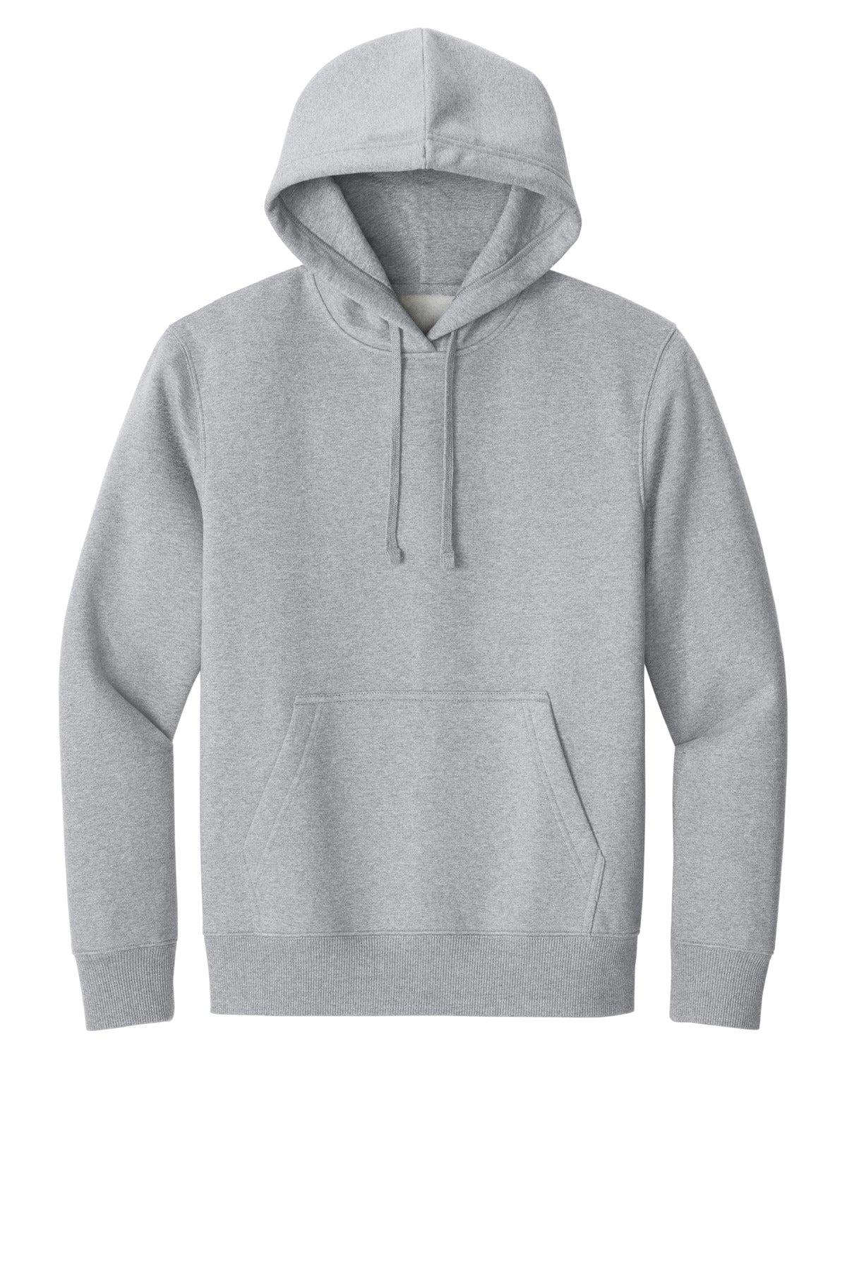 Front View of LtHtGry District V.I.T. Super Heavyweight Fleece Hoodie DT6600