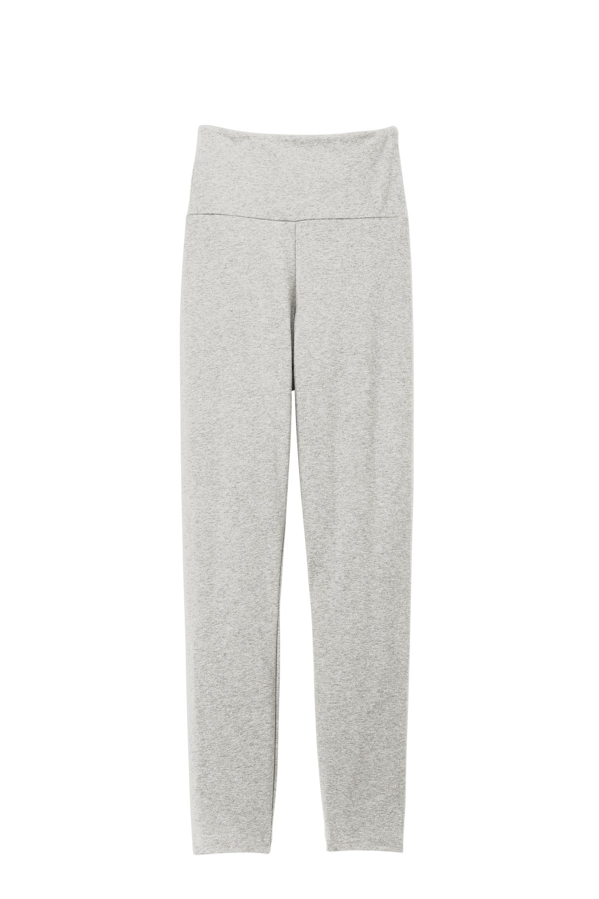 Front View of LtHtGry District Women's Flex High-Waist Legging DT7510