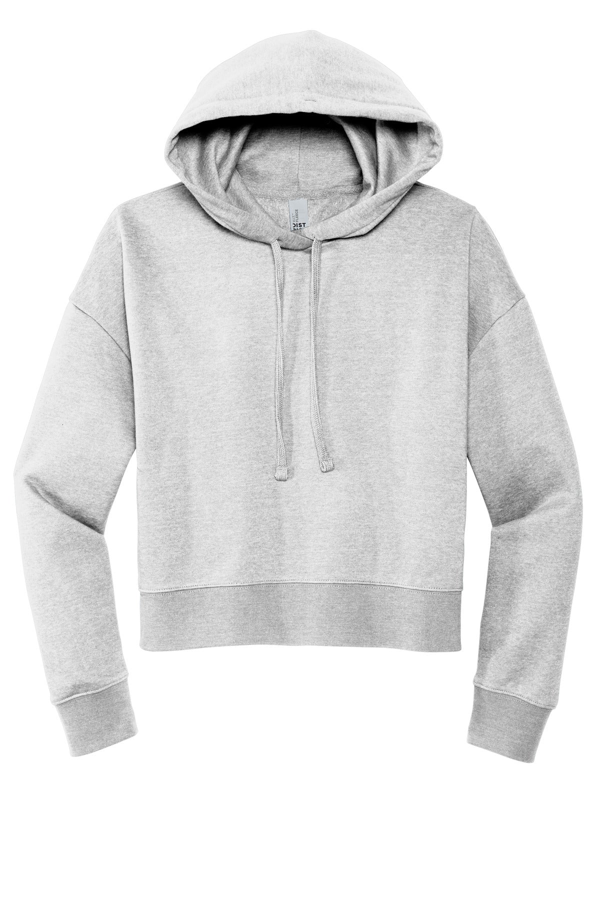 Front View of LtHtGry District Women's V.I.T. Fleece Hoodie DT6101