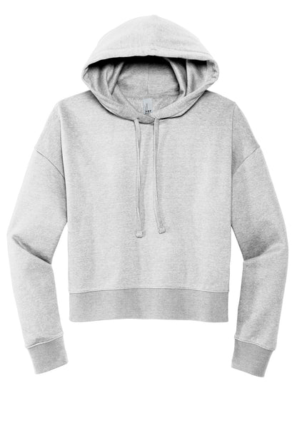 Front View of LtHtGry District Women's V.I.T. Fleece Hoodie DT6101