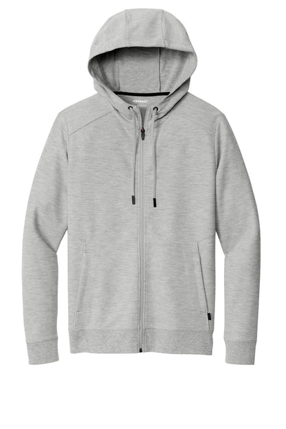 Front View of LtHtGry OGIO Revive Full-Zip OG162