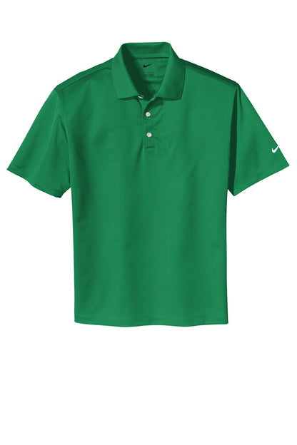 Front View of Lucky Green Nike Tech Basic Dri-FIT Polo. 203690