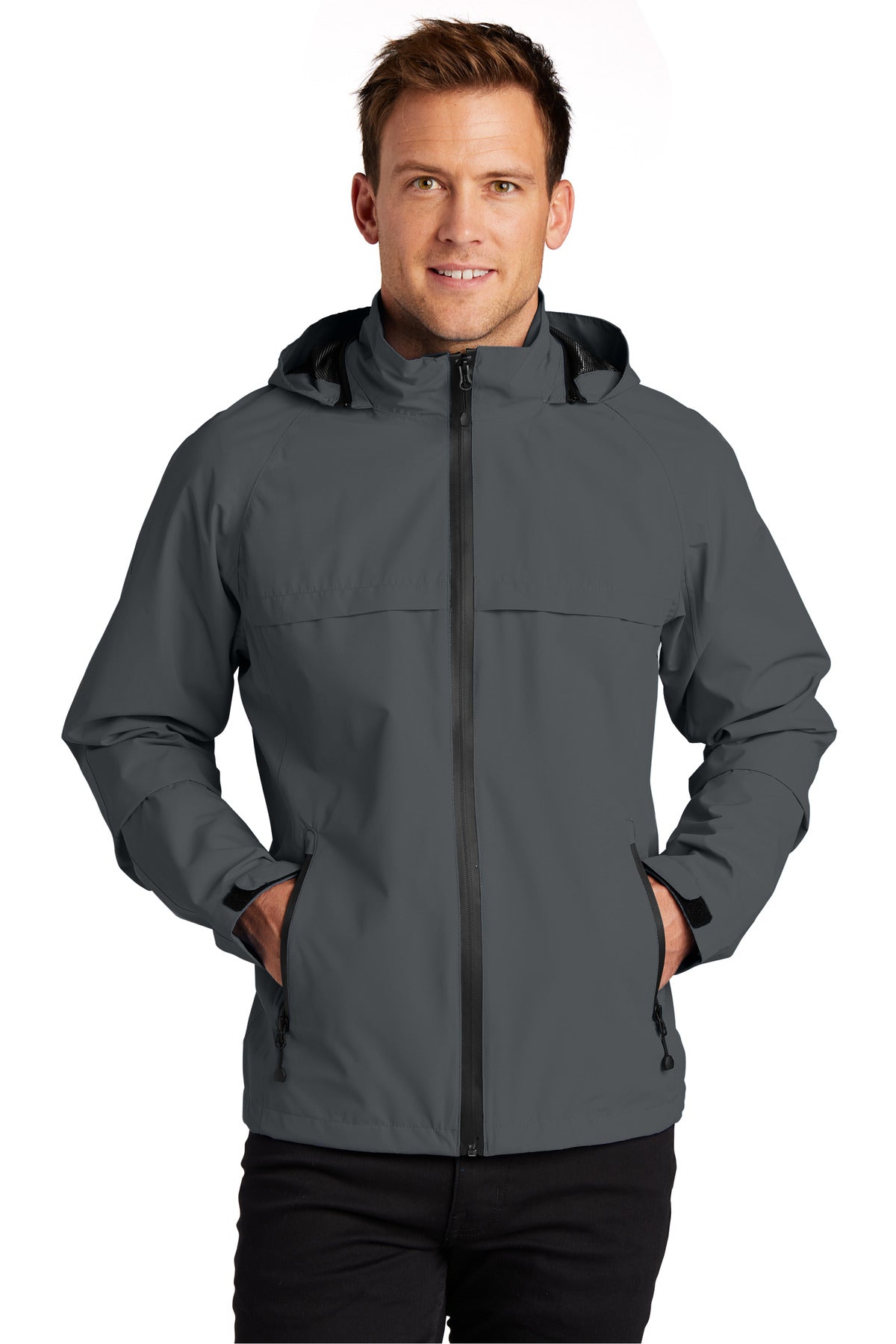 Front View of Magnet Port Authority Tall Torrent Waterproof Jacket TLJ333