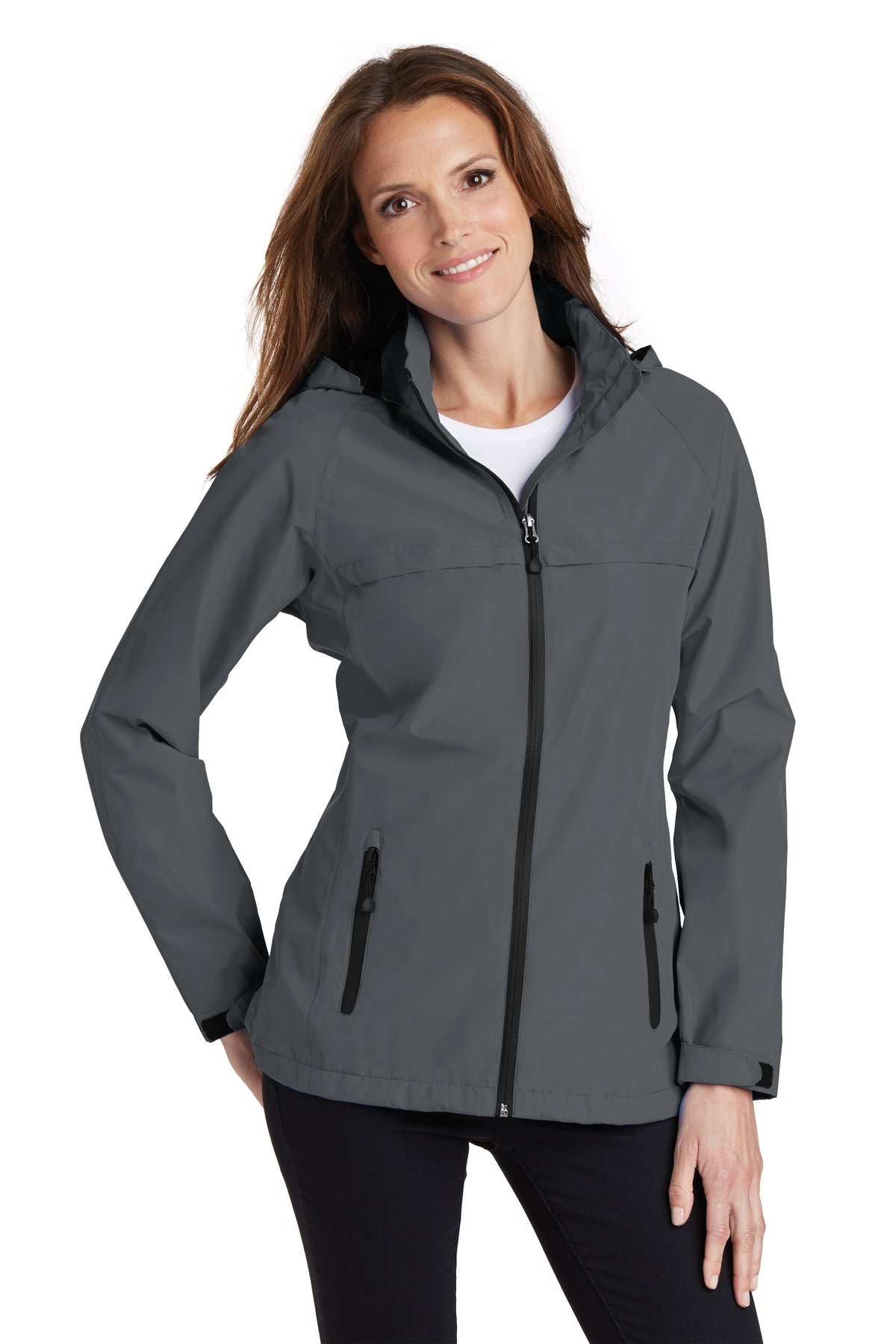 Front View of Magnet Port Authority Women's Torrent Waterproof Jacket. L333