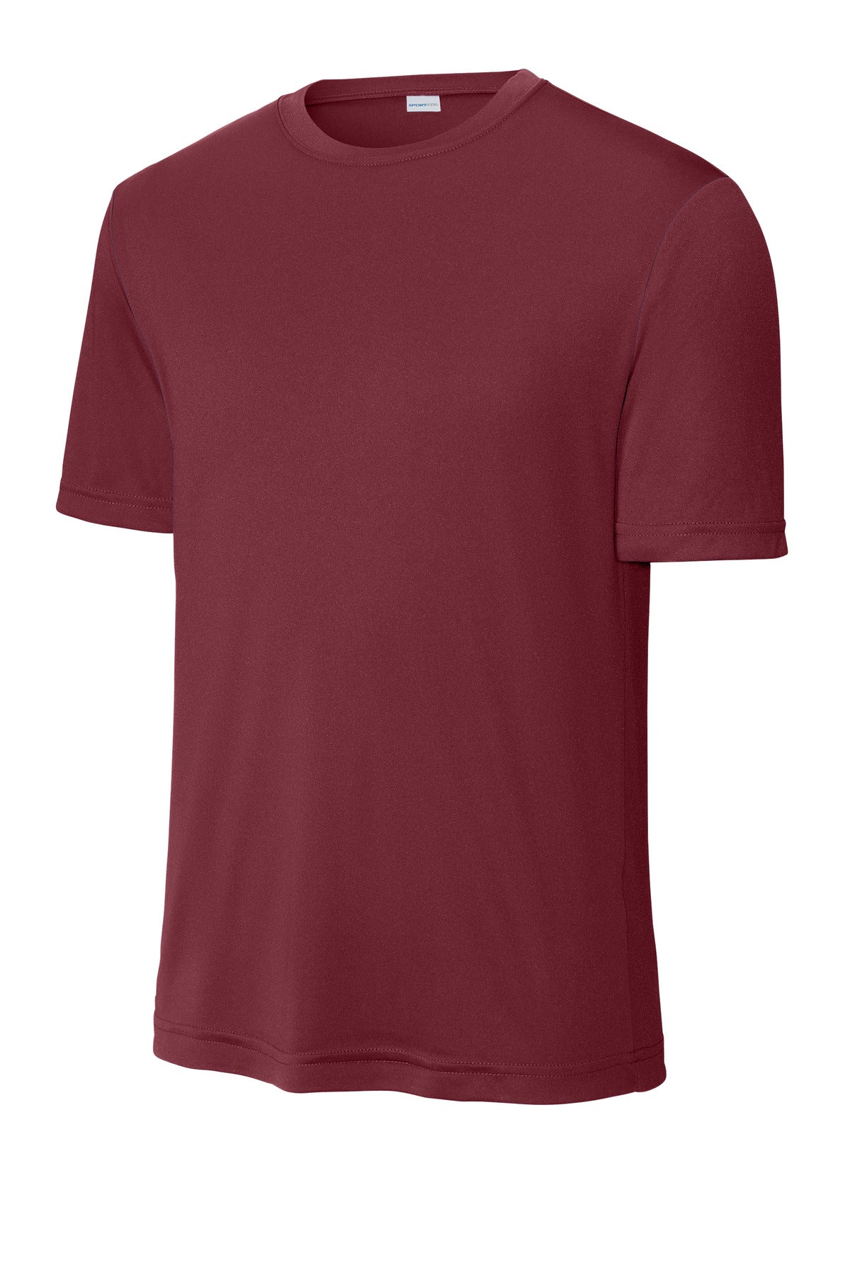Front View of Maroon Sport-Tek Tall PosiCharge Competitor Tee. TST350