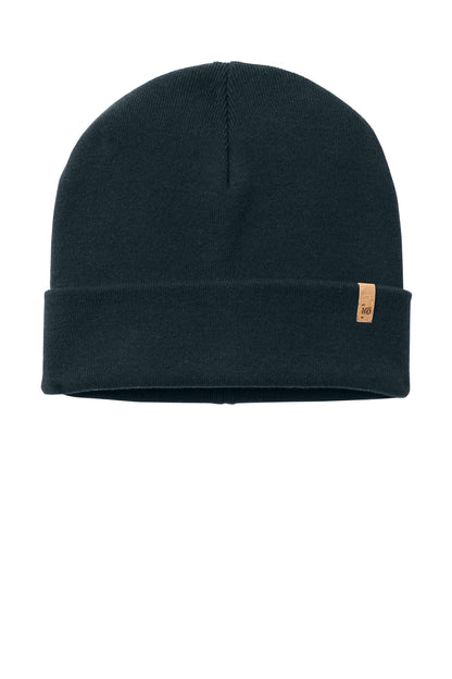 Front View of MidnightBl tentree Cotton Beanie TTAU5922