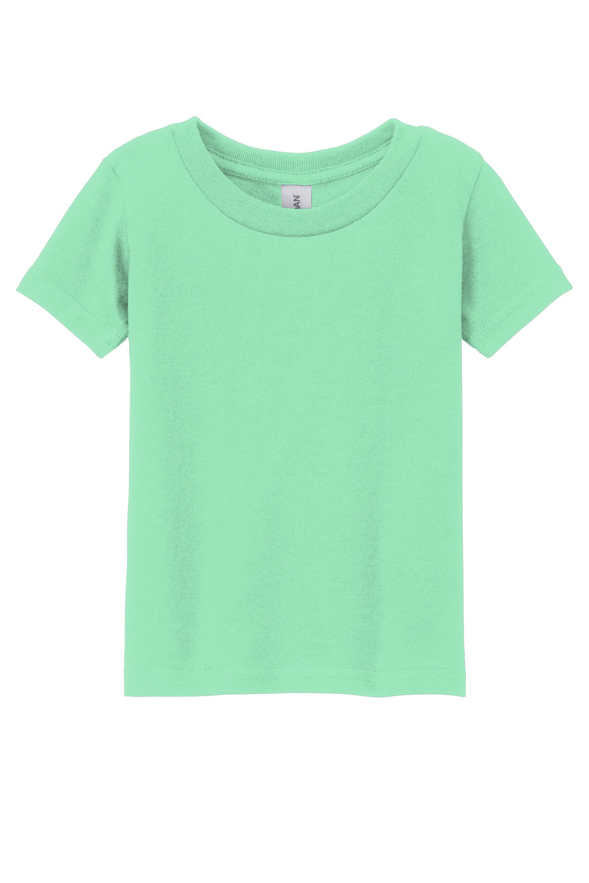 Front View of MintGreen Gildan Heavy Cotton Toddler T-Shirt 5100P