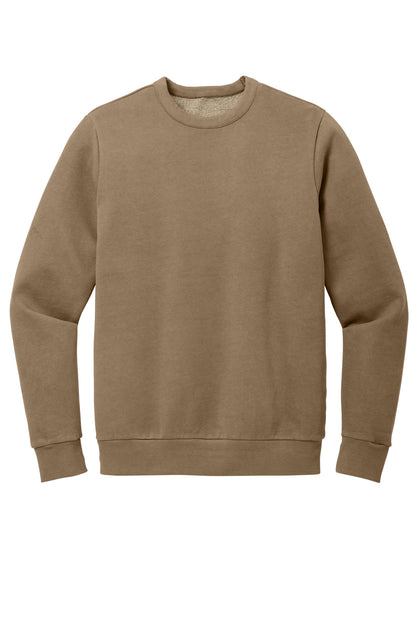 Front View of Mushroom District Wash Fleece Crew DT2204
